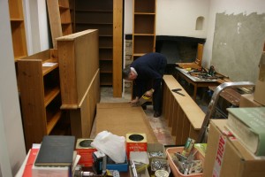 Hard at work in the Snug
