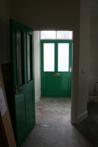 The front door