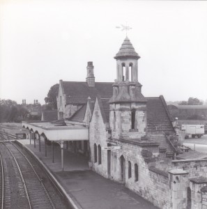 Stamford Station from the footbridge, June 1968. © Robert Humm.